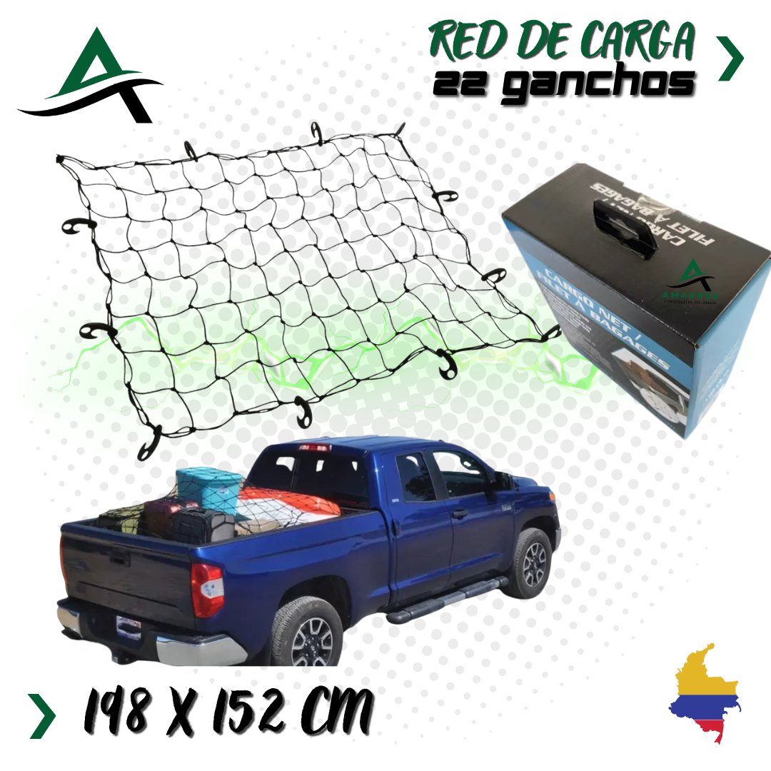 Red de carga 22 ganchos (198 x 152)